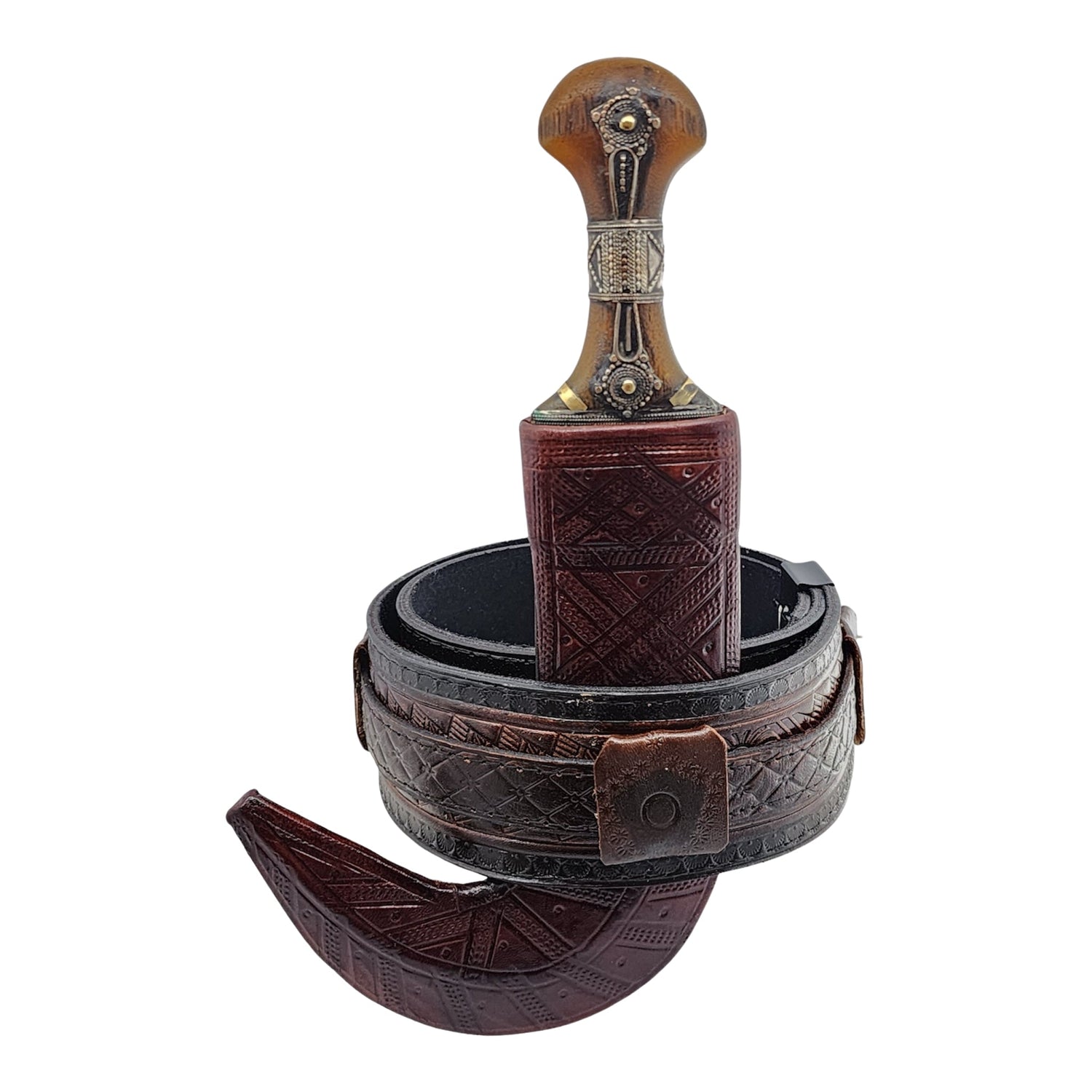 جنابي يمنية جلد - Yemeni Janbiya Leather