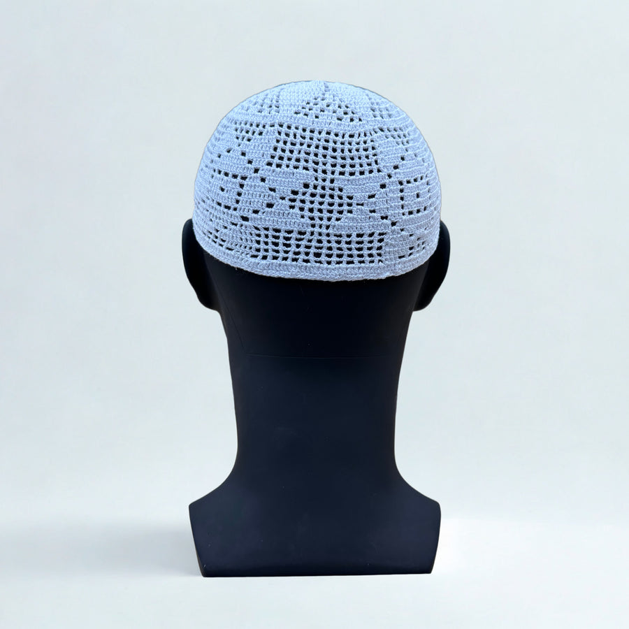 Cotton hat | White taqiyah