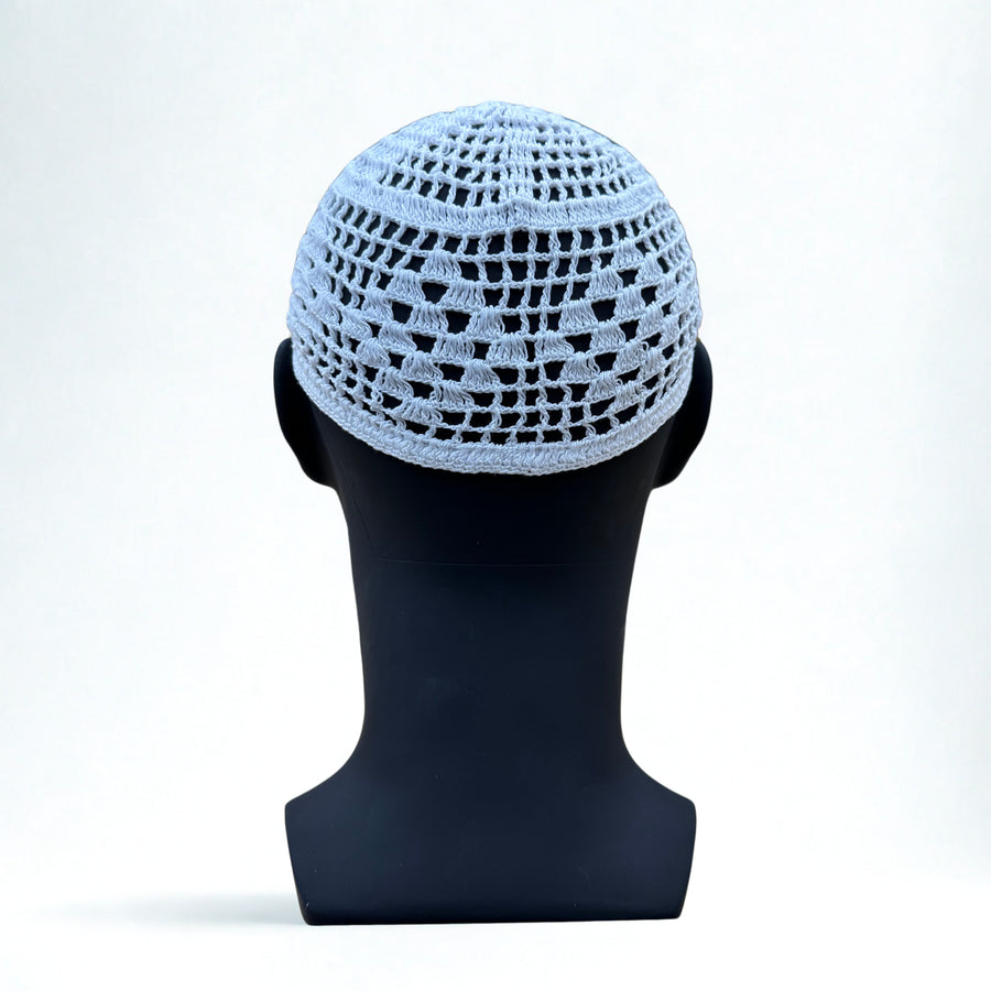 Cotton hat | White taqiyah