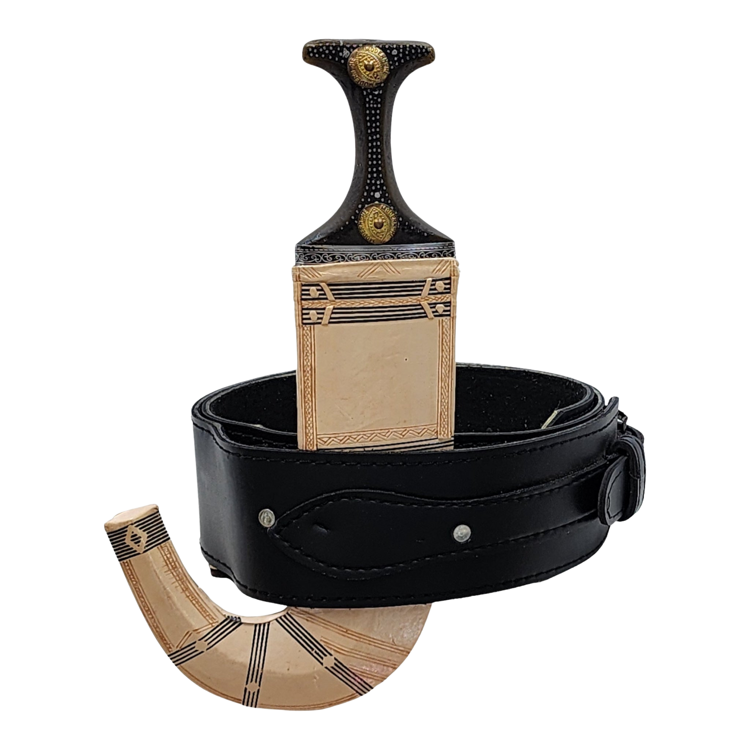 جنابي يمنية جلد - Yemeni Janbiya Leather