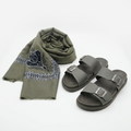 Sandals and shawl